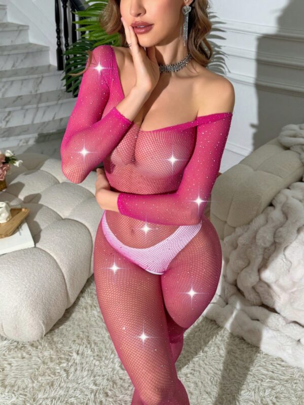 Body brillos - Cuerpo completo (Fucsia) - Image 3
